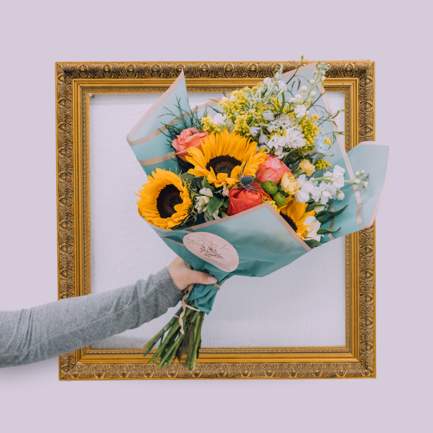 Perfect Sized Sunflower Seasonal Bouquet