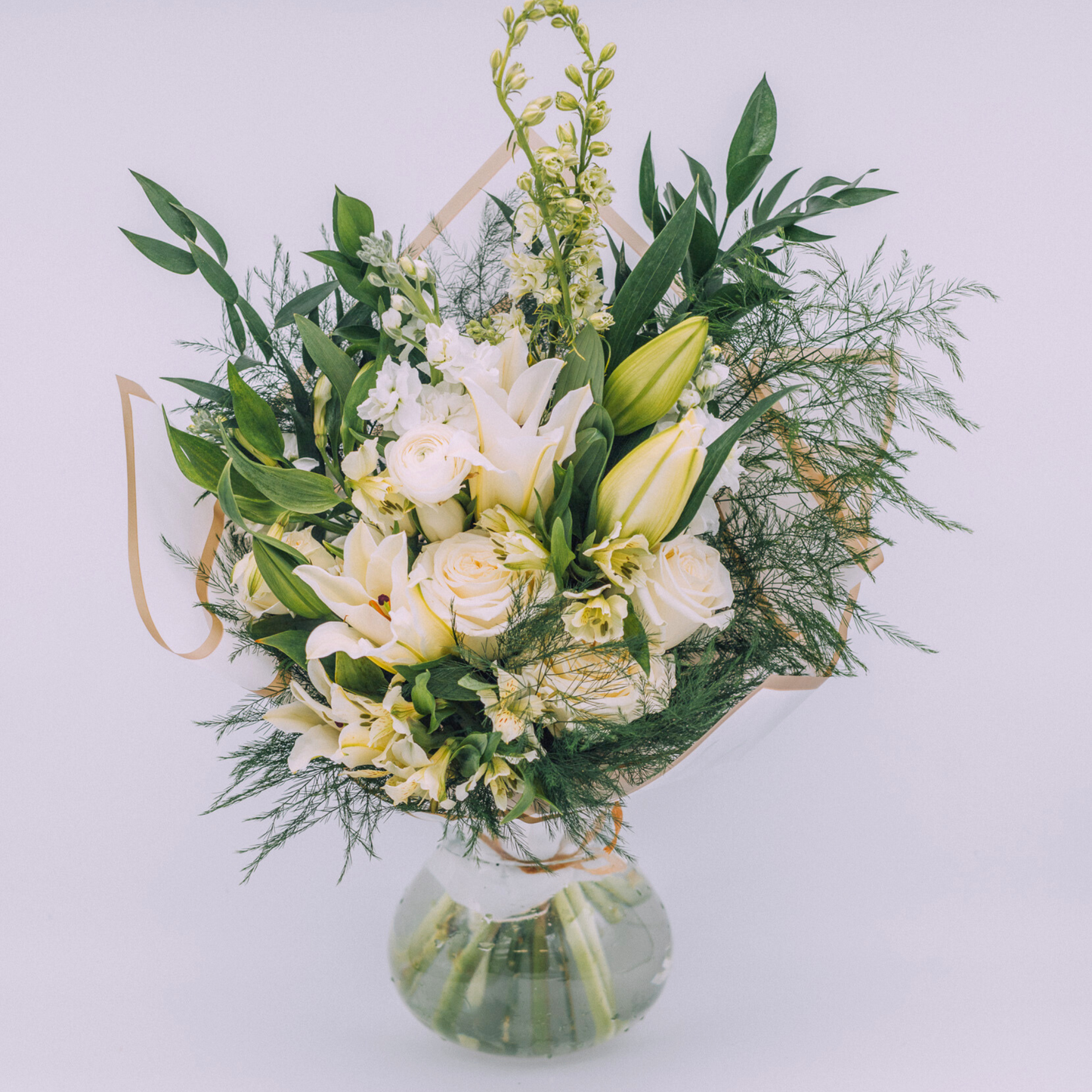 White & Bright Hues Bouquet