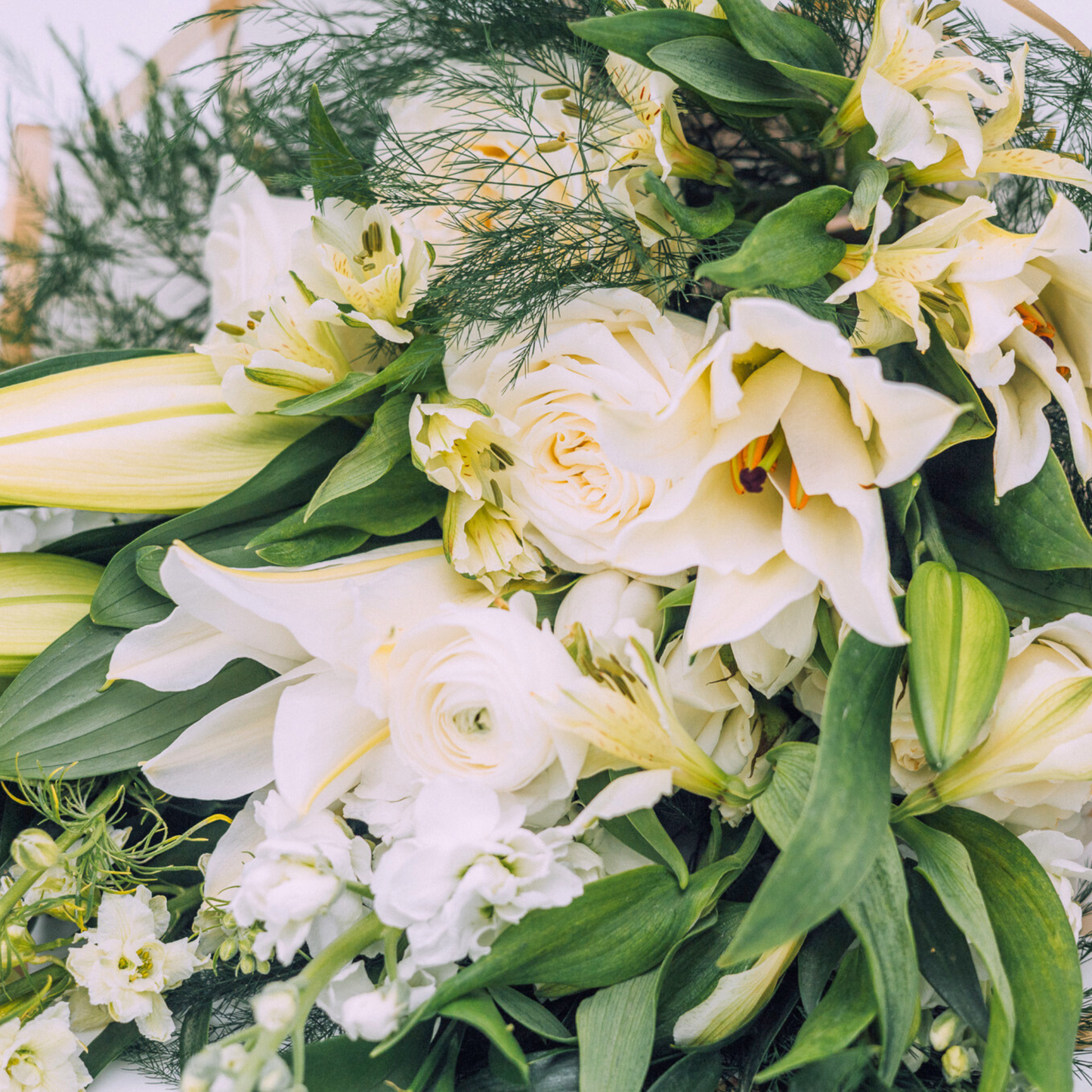 White & Bright Hues Bouquet