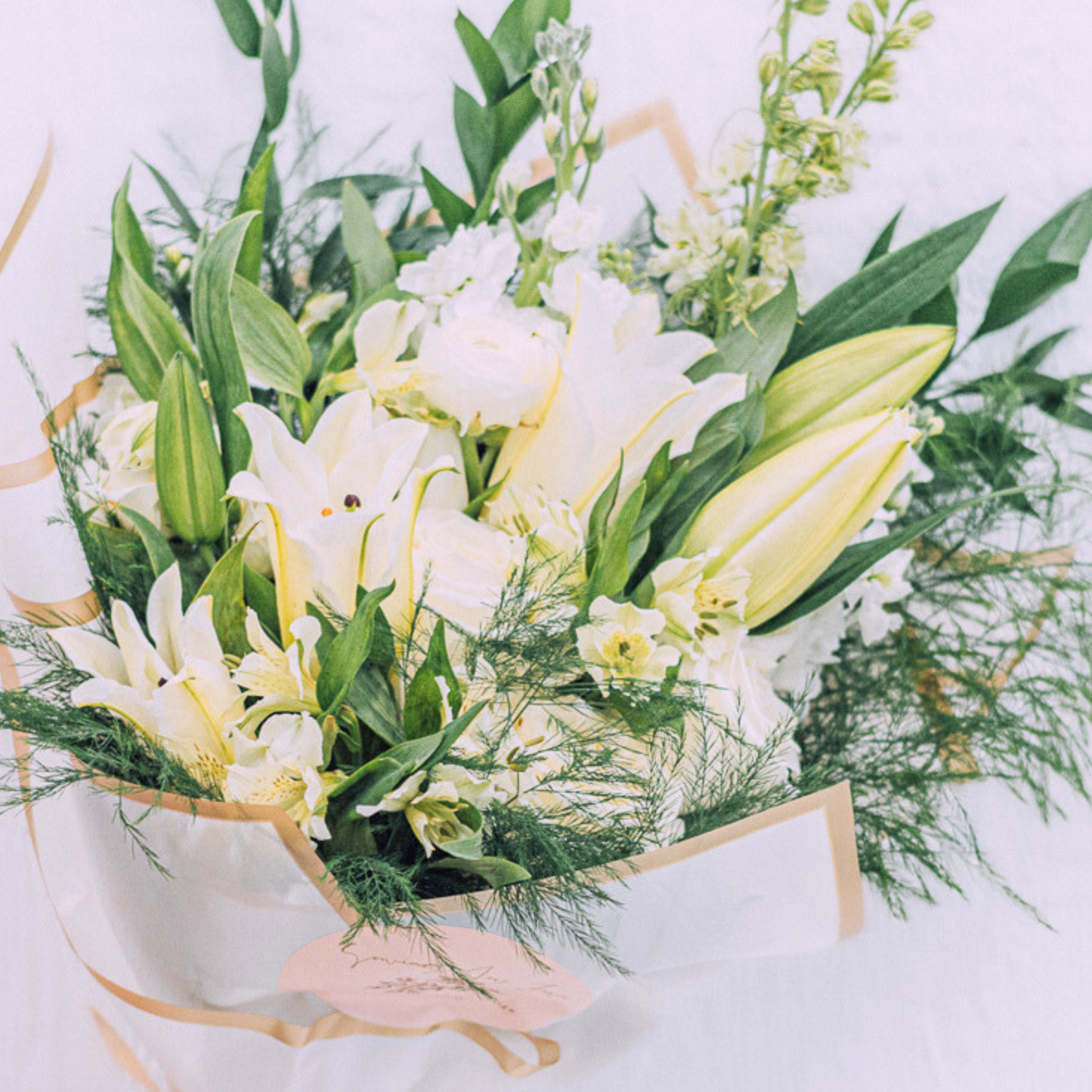 White & Bright Hues Bouquet