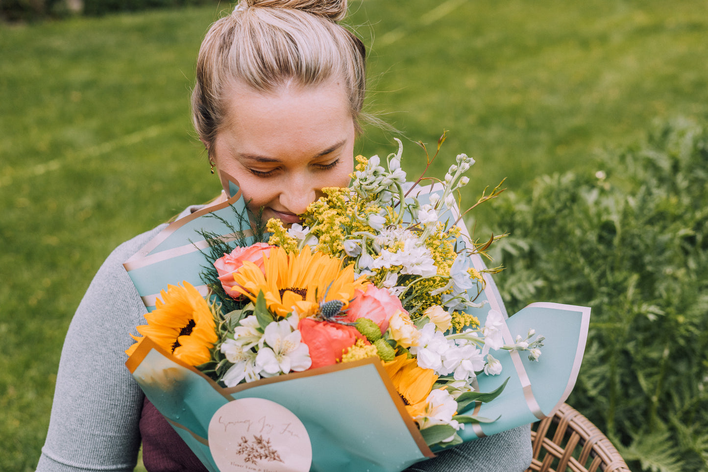 Perfect Sized Sunflower Seasonal Bouquet