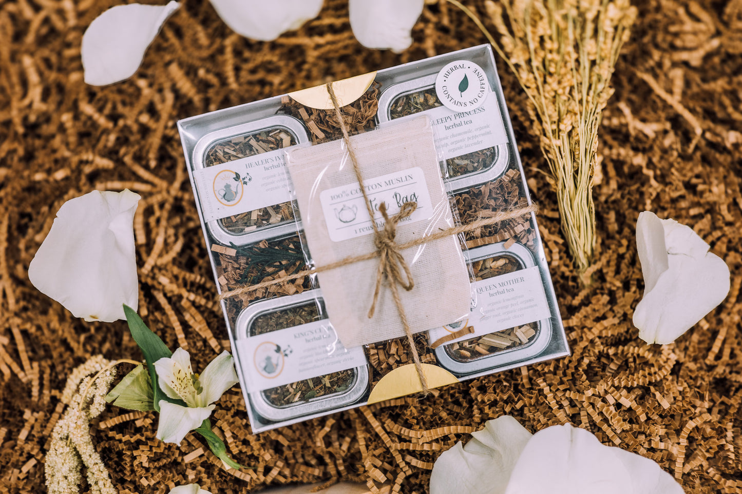 White Unwind & Bloom - Valentine’s Day Gift Package