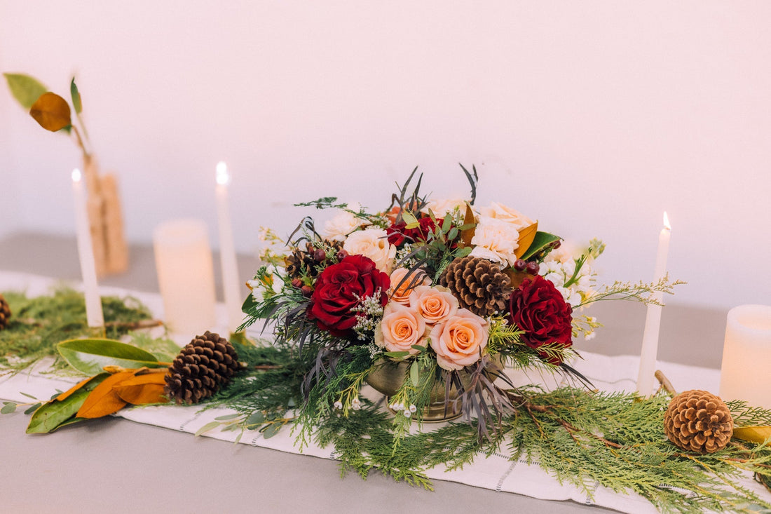 Fresh Flower Ideas for Christmas Décor (Beyond Poinsettias) | Sowing Joy Farm