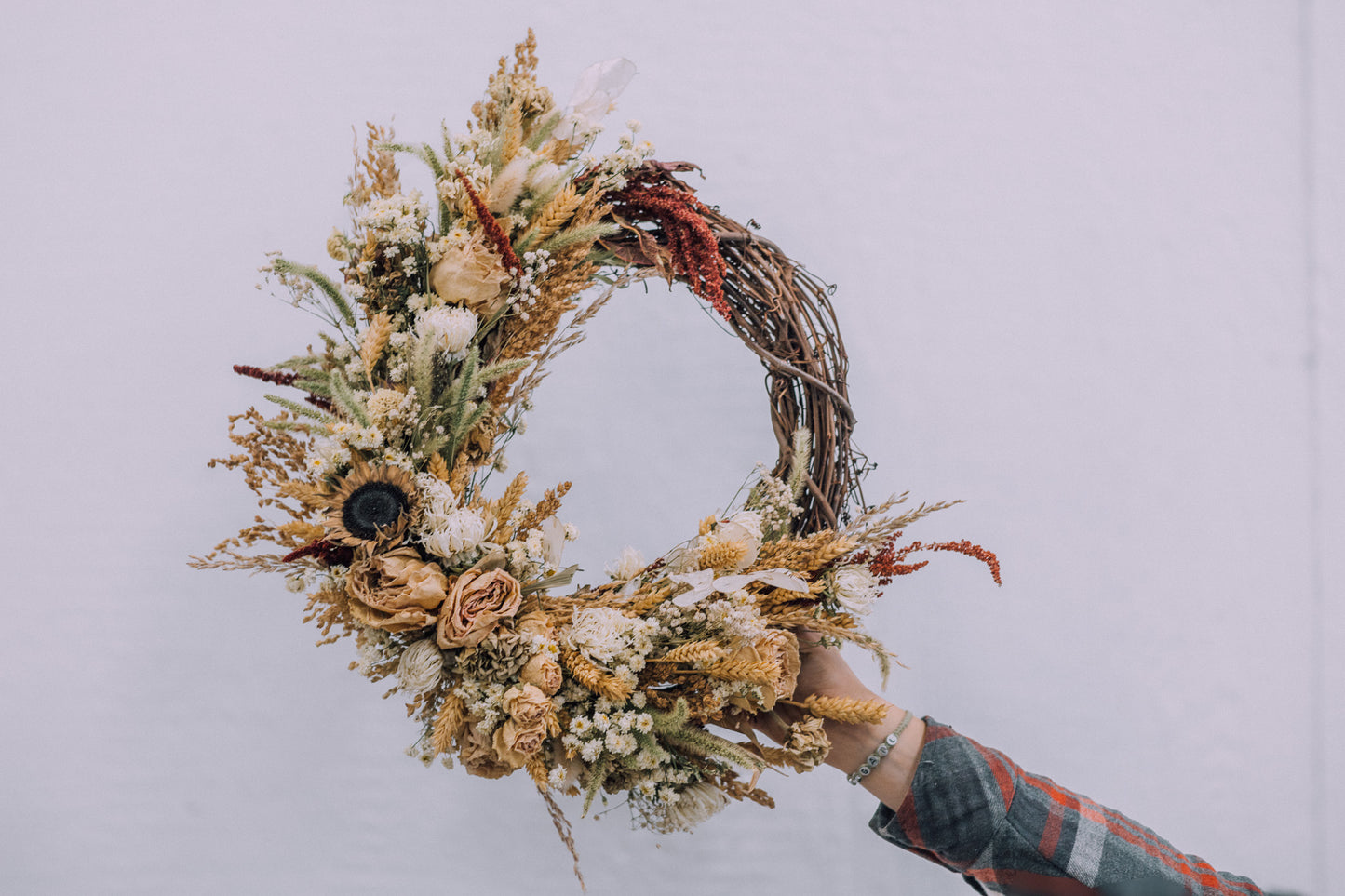 Partial Grapevine Wreath