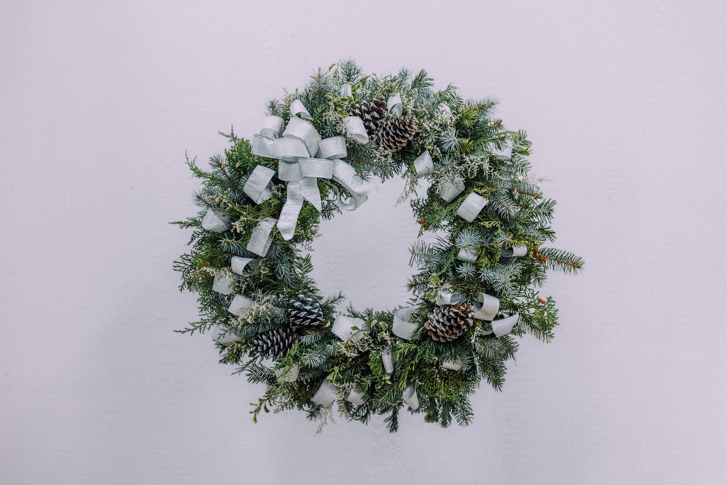 Frosted Silver Wreath