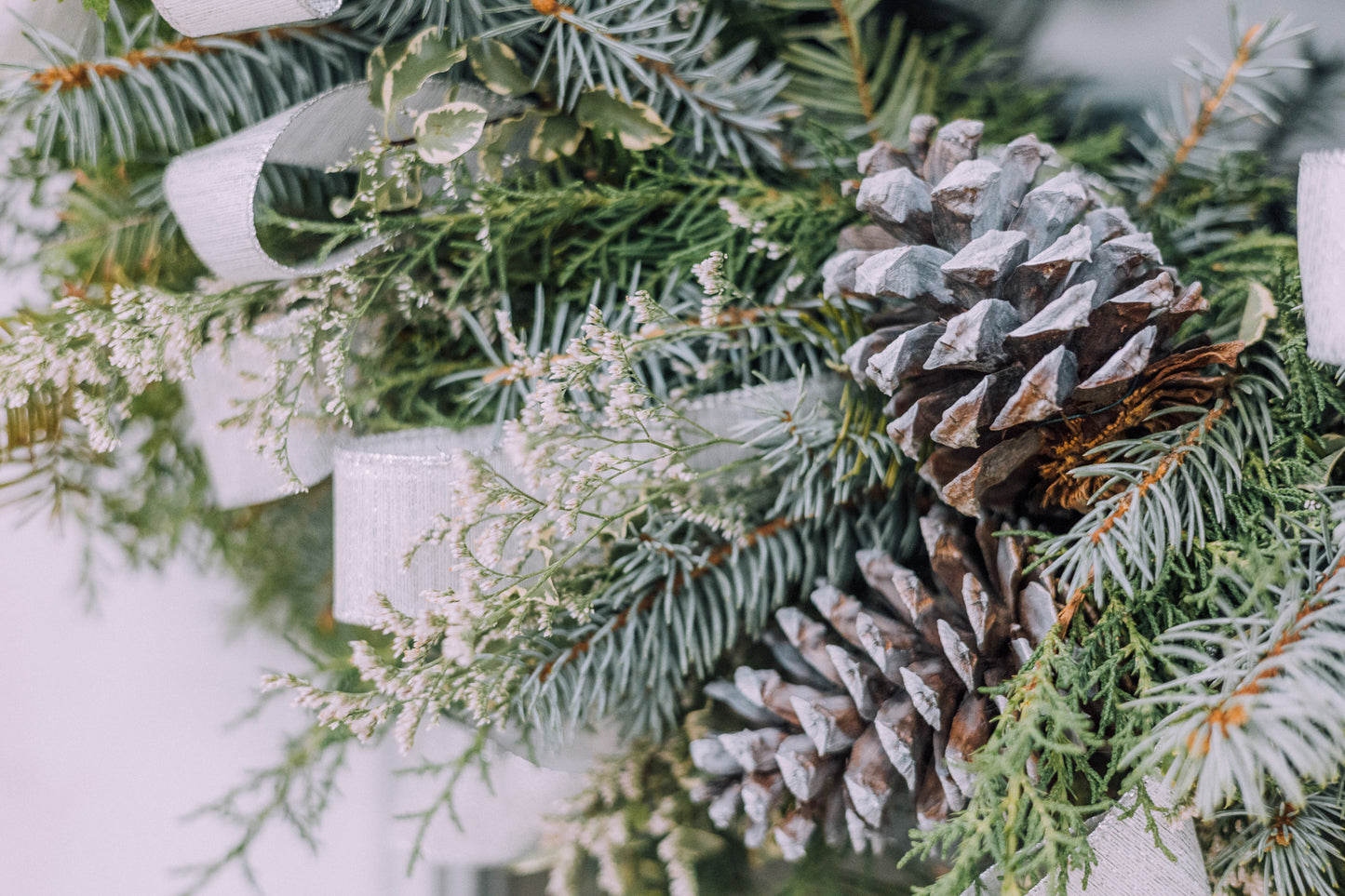 Frosted Silver Wreath