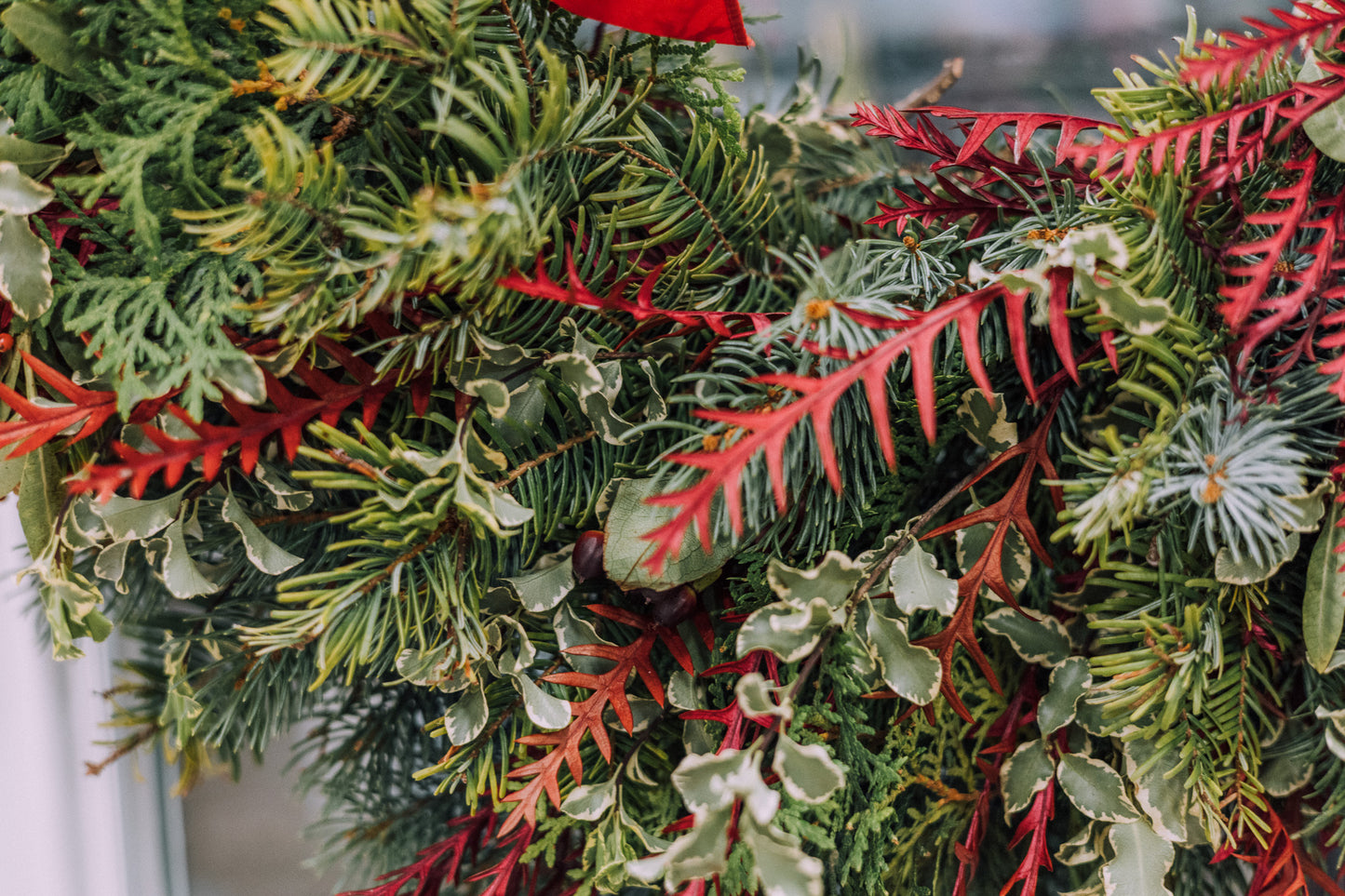 Classic Red & Green Wreath