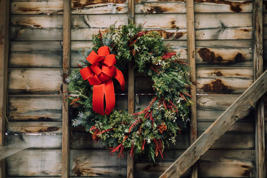 Classic Red & Green Wreath
