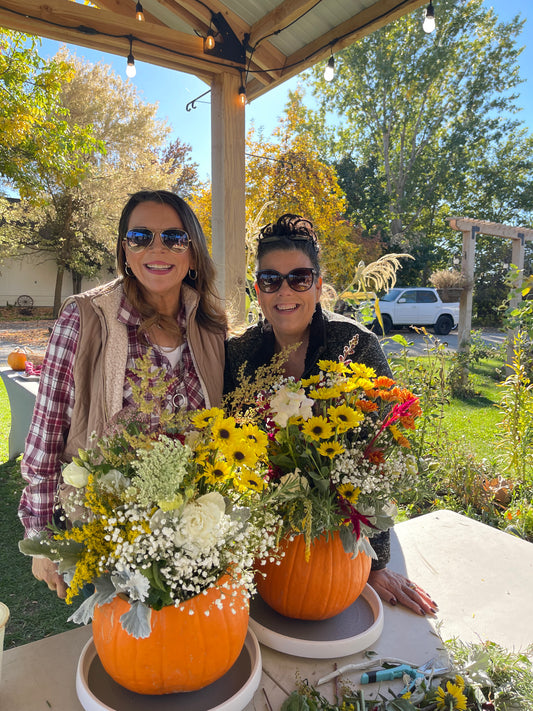 OCTOBER 18 - Pumpkin Arrangement Class