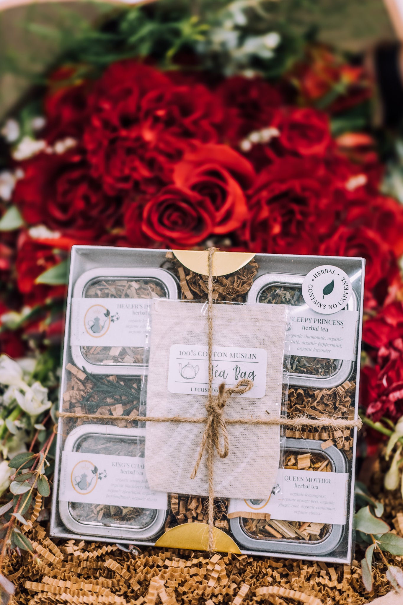 Red Unwind & Bloom - Valentine’s Day Gift Package