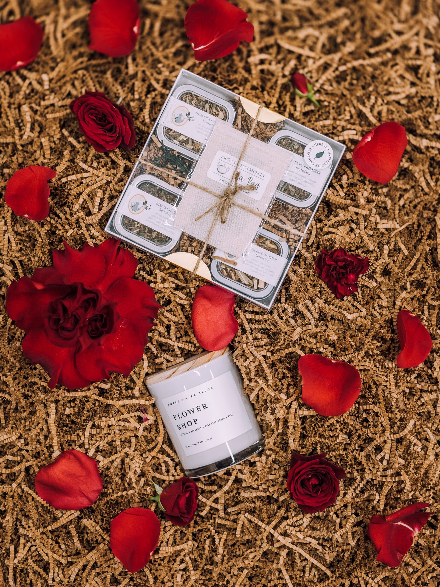 Red Unwind & Bloom - Valentine’s Day Gift Package