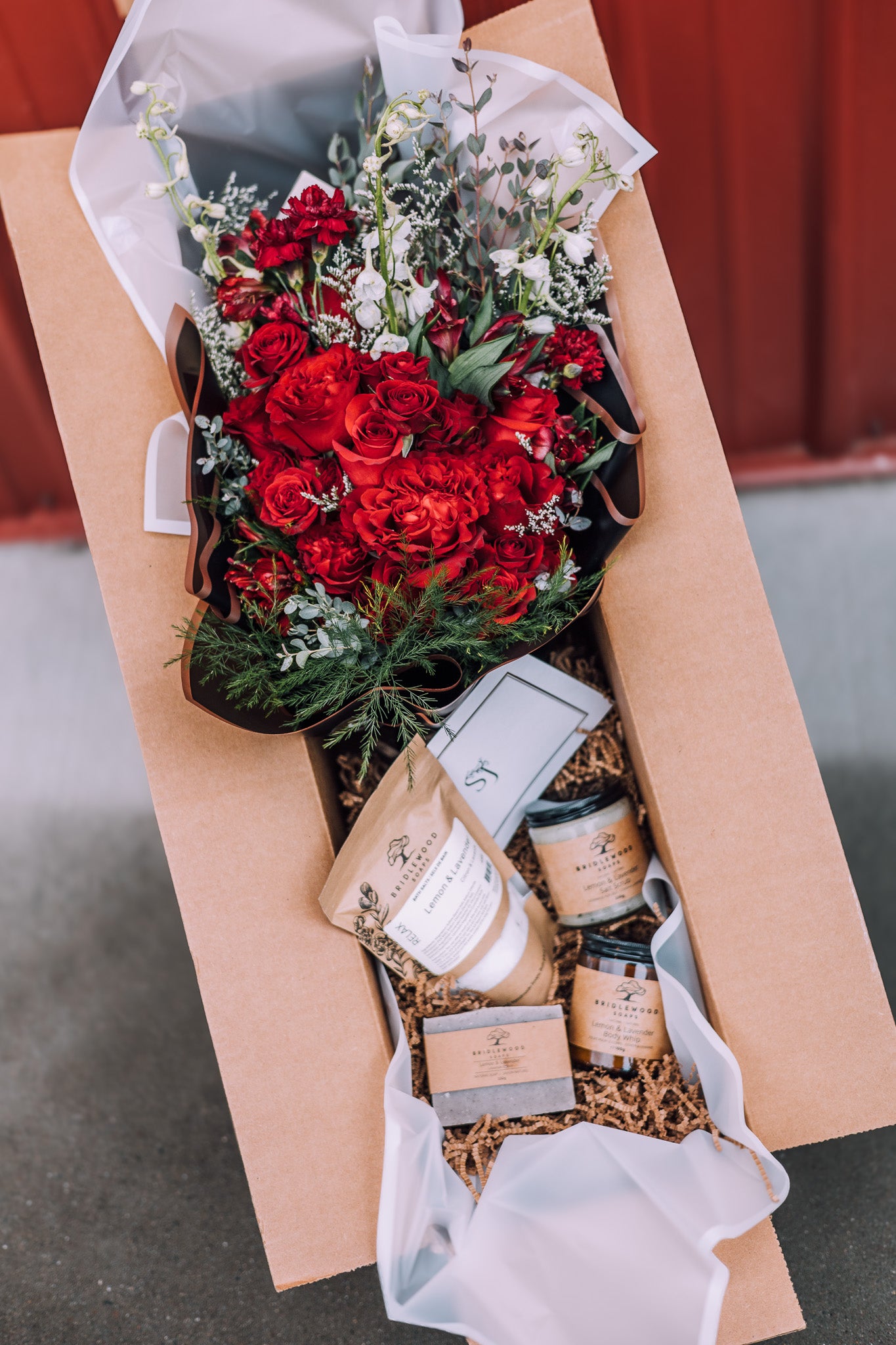 Red Soak in the Love - Valentine’s Day Gift Package