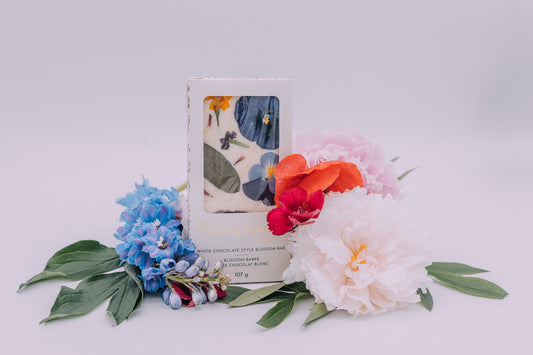 White Floral Chocolate